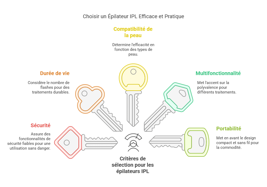 Les critères pour bien choisir son épilateur à lumière pulsée