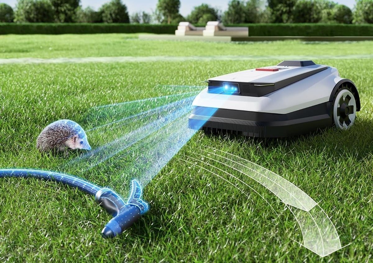 Le système de détection d'obstacle du robot tondeuse Ecovacs Goat A1600 RTK