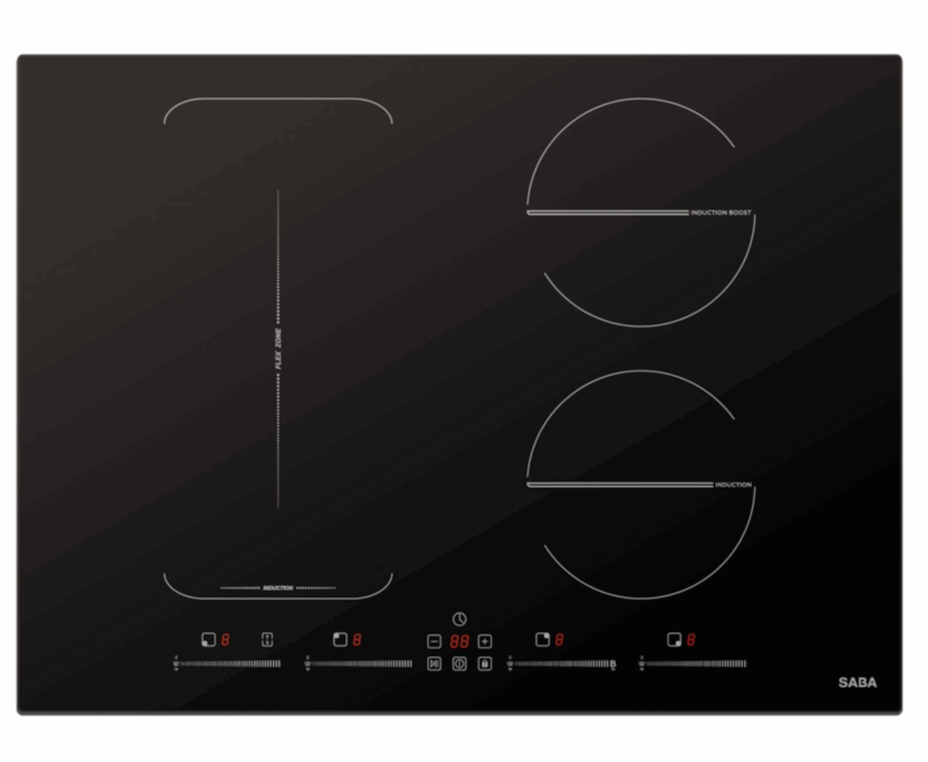 Plaque de cuisson à induction TI70STD444SLB23 4 foyers 7000 watts