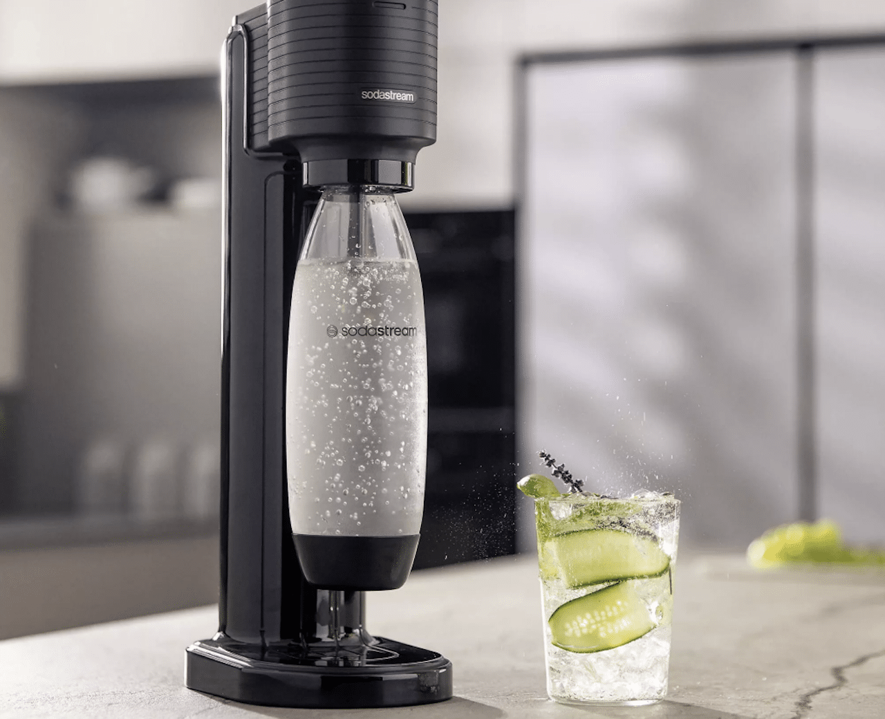 Une machine à soda de la marque Sodastream.