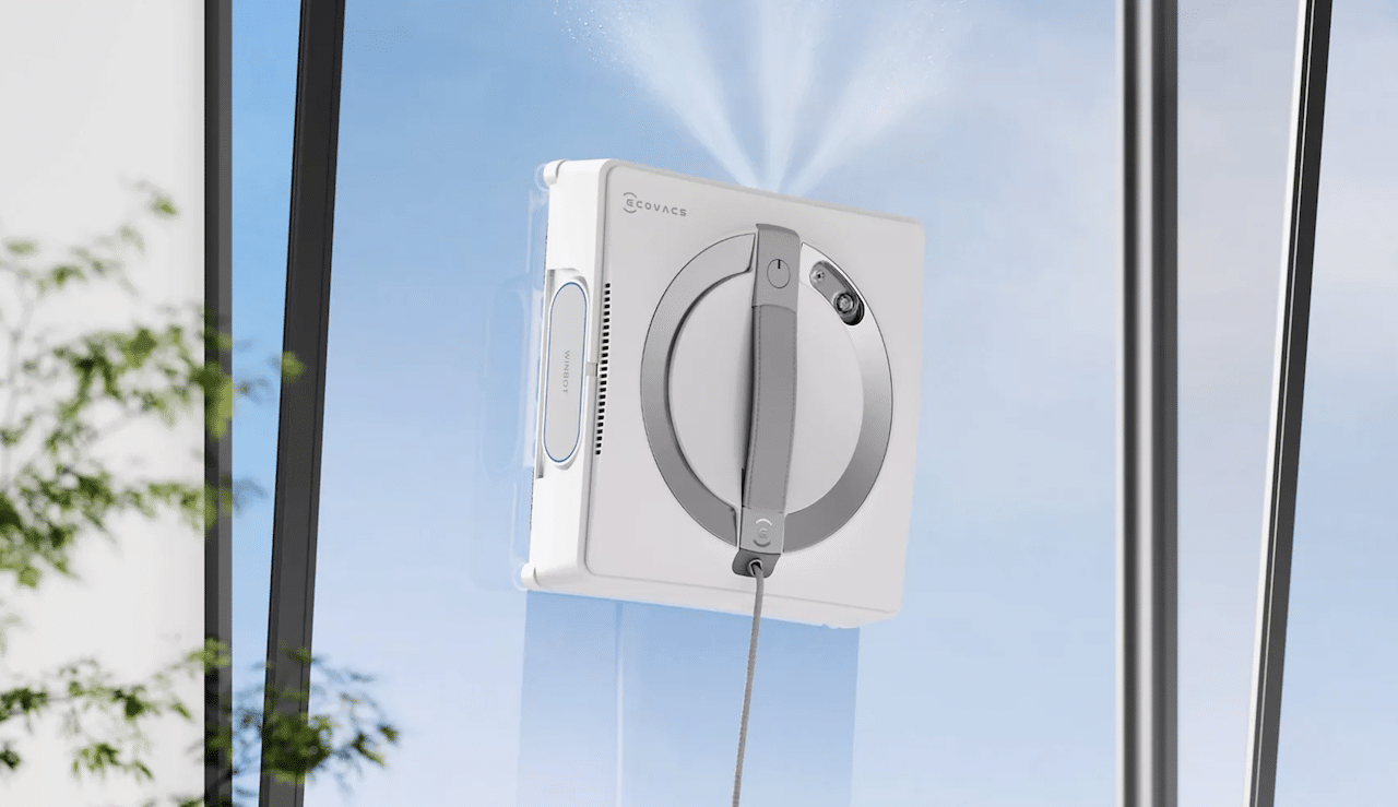 Une nettoyeur de vitre de la marque Dreame.